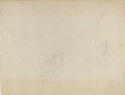 Folha de Estudos [reto e verso] de John Flaxman
