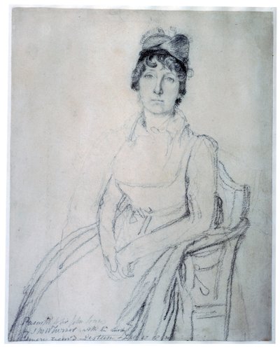 Esboço de Eliza Soane, c.1800 de John Flaxman