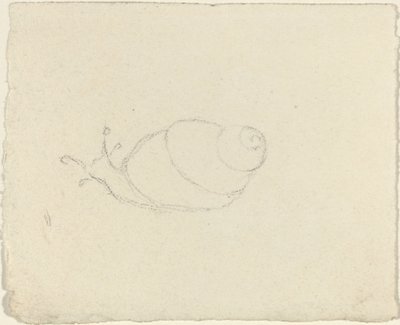 Caracóis [reto e verso] de John Flaxman