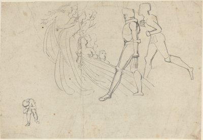 Estudo para o Progresso do Peregrino (?) de John Flaxman