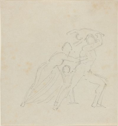 Estudo para "A Fúria de Athamas" de John Flaxman