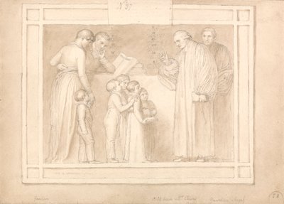 Estudo para um Monumento ao Reverendo John Clowes de John Flaxman