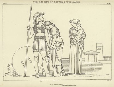 O Encontro de Hector e Andrômaca de John Flaxman