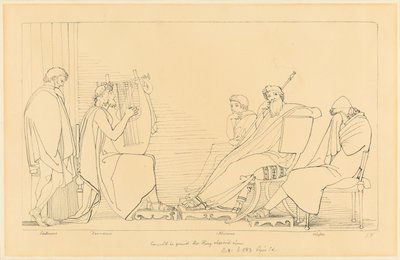 A canção de Demodocus de John Flaxman
