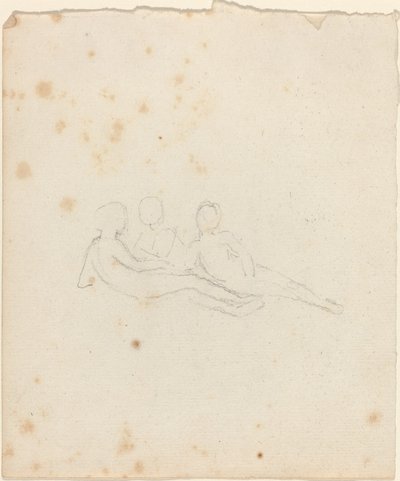 Três Figuras Femininas Reclinadas de John Flaxman