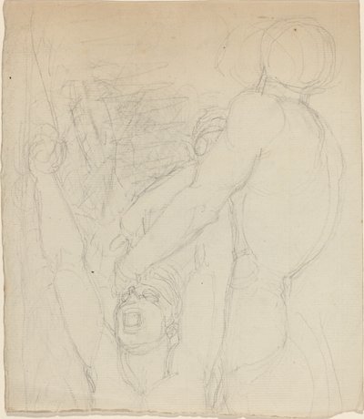 Duas figuras de luta de John Flaxman