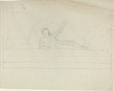 Duas figuras clássicas gregas de John Flaxman