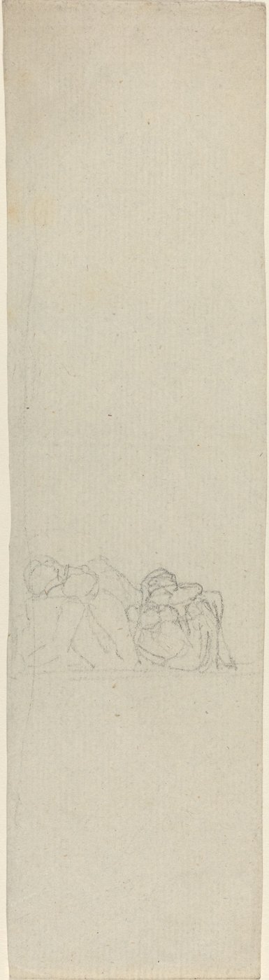 Duas figuras amontoadas de John Flaxman