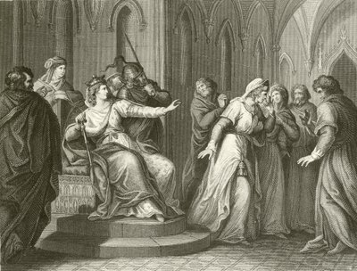 A Imperatriz Matilda se recusando a libertar o rei Estêvão de John Francis Rigaud