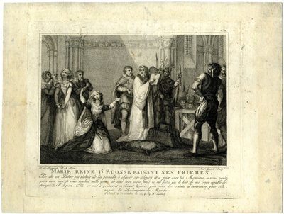 As últimas horas de Maria Stuart, Rainha dos Escoceses de John Francis Rigaud
