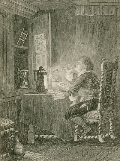 Blaize provando os remédios da peste de John Franklin