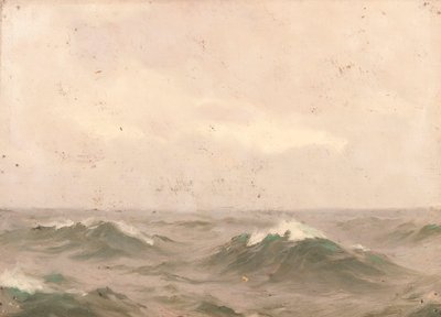 Paisagem marítima, c.1900 (óleo sobre tela) de John Fraser
