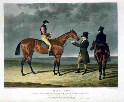 Matilda, a Vencedora das Estacas do Grande St. Leger em Doncaster de John Frederick Herring Snr