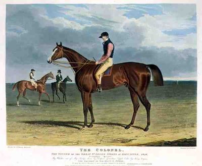 "O Coronel", o Vencedor das Estacas do Grande St. Leger em Doncaster de John Frederick Herring Snr
