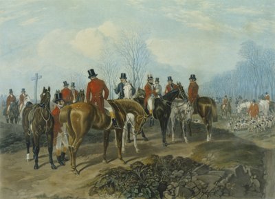 O encontro, gravado por Huffman e Mackrill (gravação a cores) de John Frederick Herring Snr