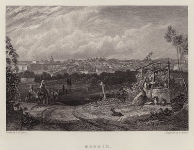 Madrid (cor litho) de John Frederick (after) Lewis