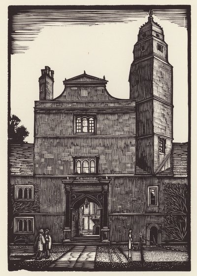 Cambridge: Caius (xilogravura) de John Frederick Greenwood
