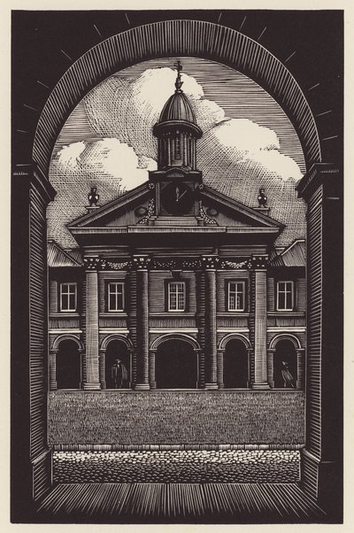 Cambridge: Emmanuel (xilogravura) de John Frederick Greenwood