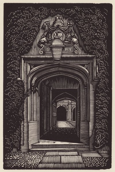 Cambridge: Magdalene (xilogravura) de John Frederick Greenwood