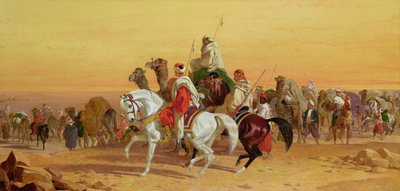 Uma caravana árabe de John Frederick Herring Senior