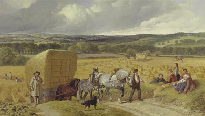 Colheita, 1857 de John Frederick Herring Senior