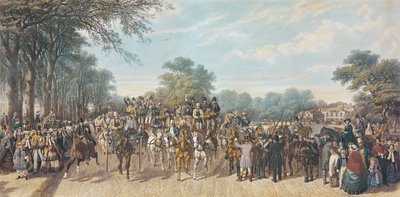 Retorno do Derby, 1862 de John Frederick Herring Senior
