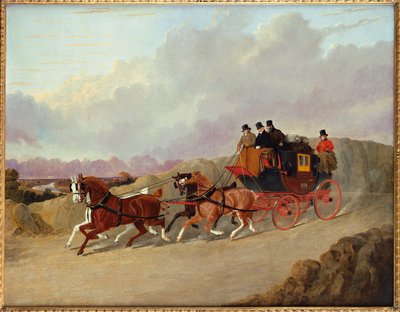 Ônibus de Edimburgo para Londres - Royal Mail de John Frederick Herring Senior