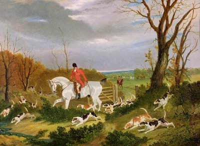 A caça do Suffolk - indo cobrir perto de Herringswell de John Frederick Herring Senior