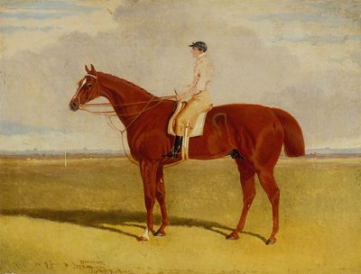 Plenipotenciário com P. Conolly no fundo de seis milhas, Newmarket (óleo sobre tela) de John Frederick Jr. Herring