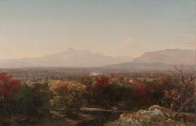Um dia de outubro nas montanhas brancas, 1854 de John Frederick Kensett