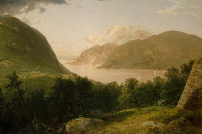 Cena do rio Hudson, 1857. de John Frederick Kensett