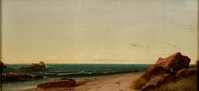 Na costa de Narragansett, 1864 de John Frederick Kensett