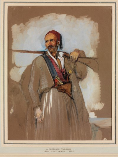 Um guerreiro Suliote de John Frederick Lewis