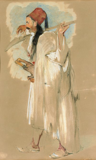 Um guerreiro Suliote de John Frederick Lewis
