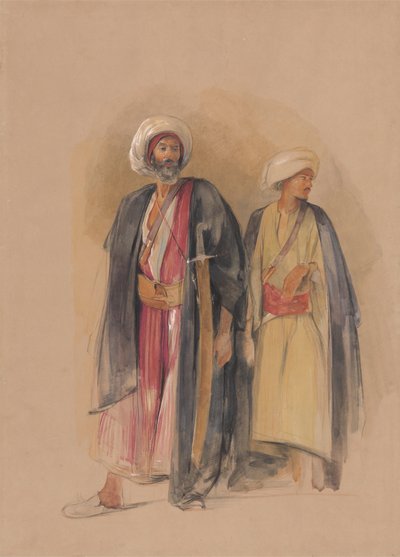 Sheik Hussein de Gebel Tor e o seu filho de John Frederick Lewis