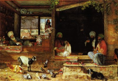 The Kibab Shop, Scutari, Ásia menor de John Frederick Lewis