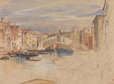 Veneza: O Grande Canal e Rialto de John Frederick Lewis