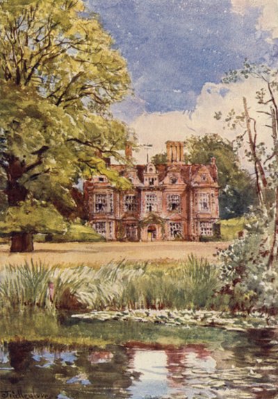 Old Manor House, perto de Ickenham (cor litho) de John Fulleylove