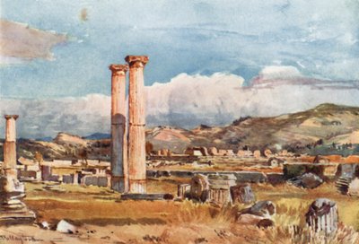 Olympia. A Palaestra e Restos do Templo de Zeus de John Fulleylove