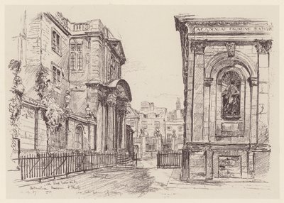 Museu Ashmolean (litografia) de John Fulleylove