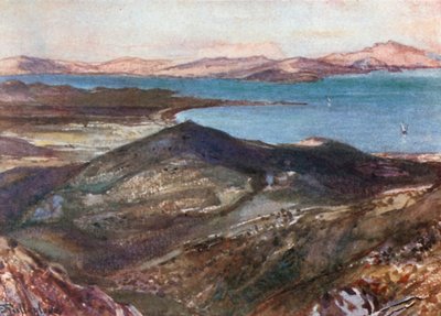 O Campo de Batalha de Maratona do Monte Pentelikon de John Fulleylove