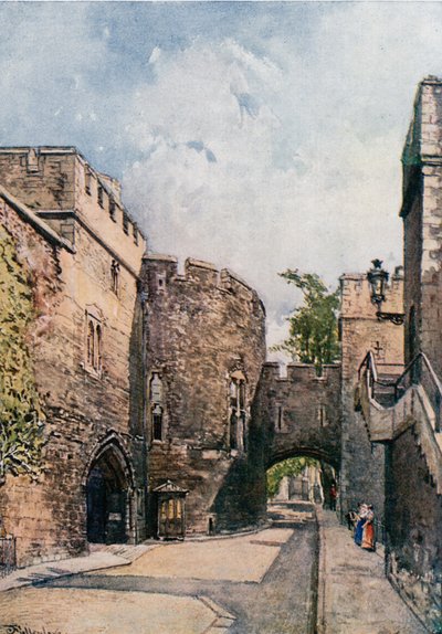The Bloody Tower e Jewel House (Wakefield Tower), olhando para o leste de John Fulleylove