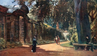 O Jardim Botânico (litografia a cores) de John Fulleylove