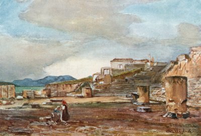 O Salão do Grande Templo dos Mistérios, Eleusis de John Fulleylove