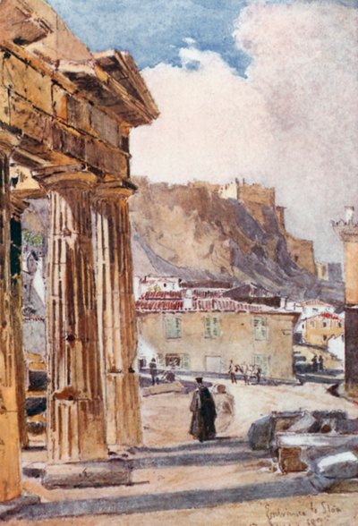 O pórtico de Athena Archegetis de John Fulleylove