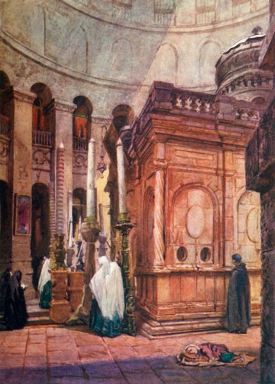 A Rotunda e Capela do Santo Sepulcro, 1902. de John Fulleylove