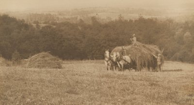 Carregamento de feno,1890-1900 (foto) de John G. Bullock