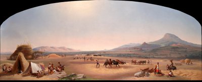 Colheitadeiras na Campagna Romana de John Gadsby Chapman