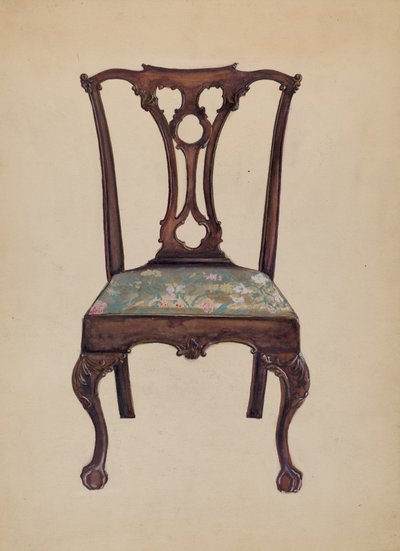 Cadeira Lateral Chippendale de John Garay
