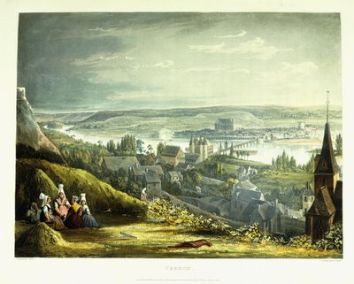 Uma vista de Vernon, 1821 de John Gendall